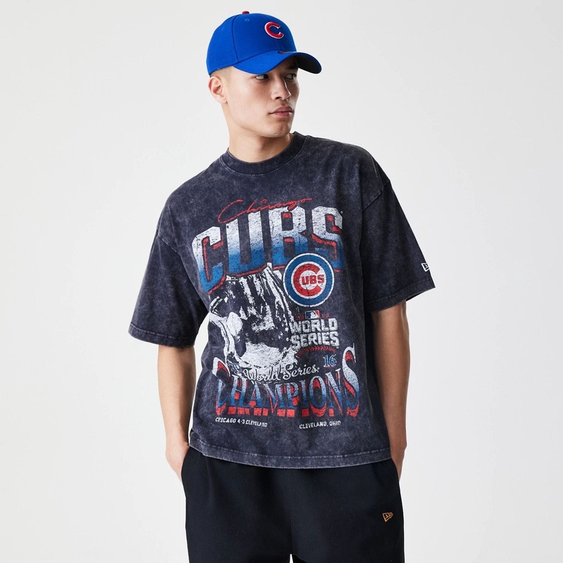 Chicago Cubs Sport Classic Black T-Shirt