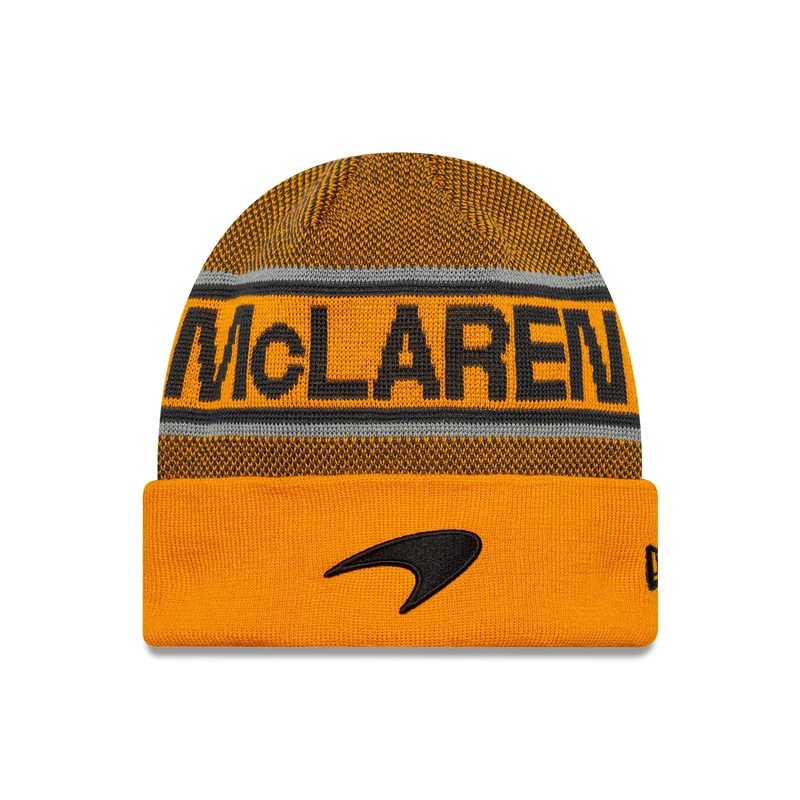 McLaren Racing Team Orange Cuff Knit Beanie Hat