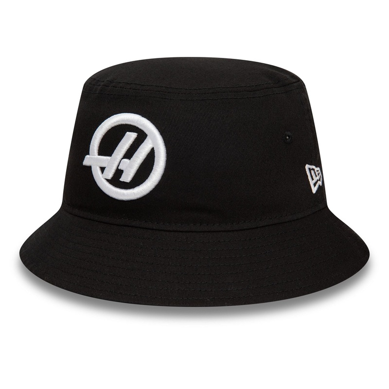 MoneyGram Haas F1 Team Black Tapered Bucket Hat