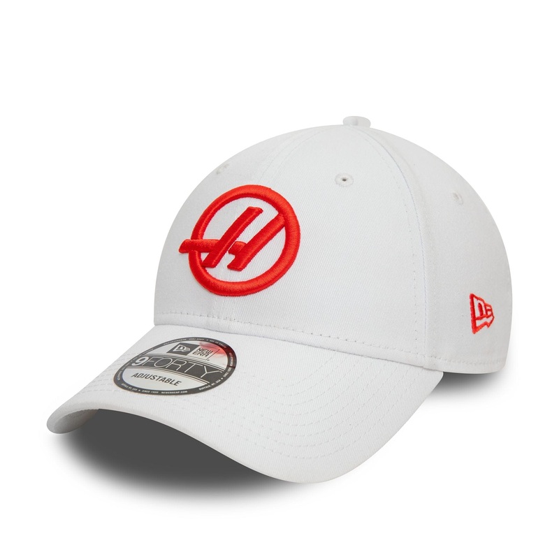MoneyGram Haas F1 Team Essential White 9FORTY Adjustable Cap