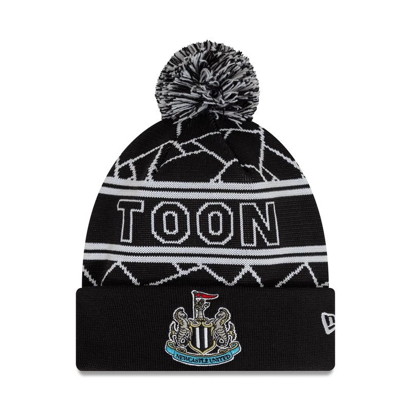 Newcastle United FC Black Sport Knit Beanie Hat
