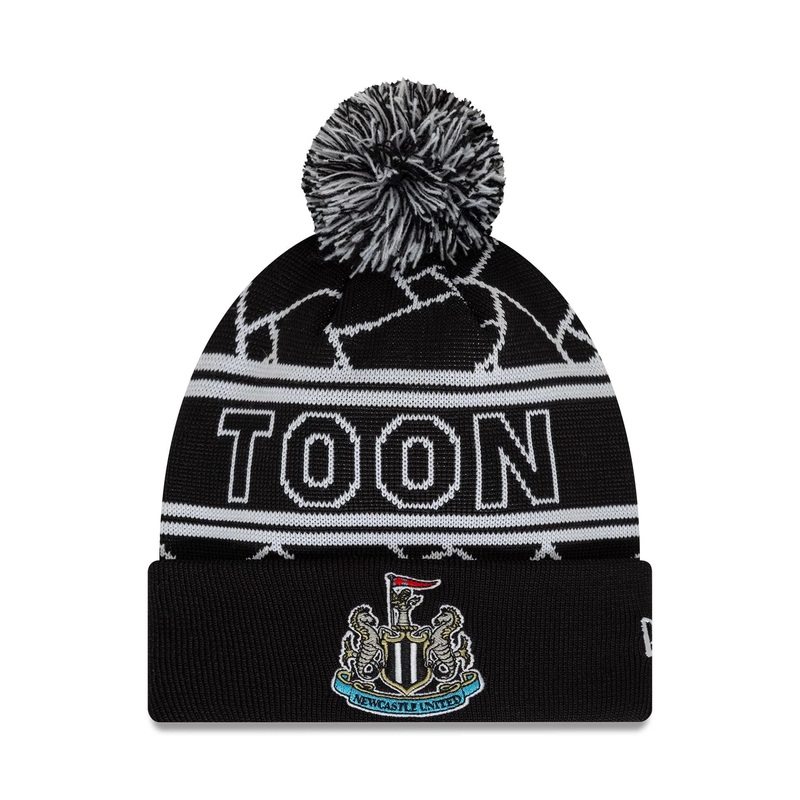 Newcastle United FC Youth Black Sport Knit Beanie Hat