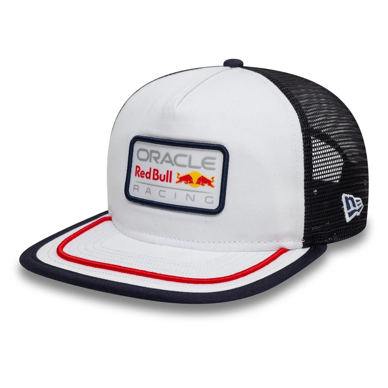 Red Bull Racing Retro White Golfer Adjustable Cap