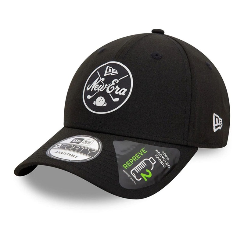 Repreve New Era Mono Black 9FORTY Adjustable Cap