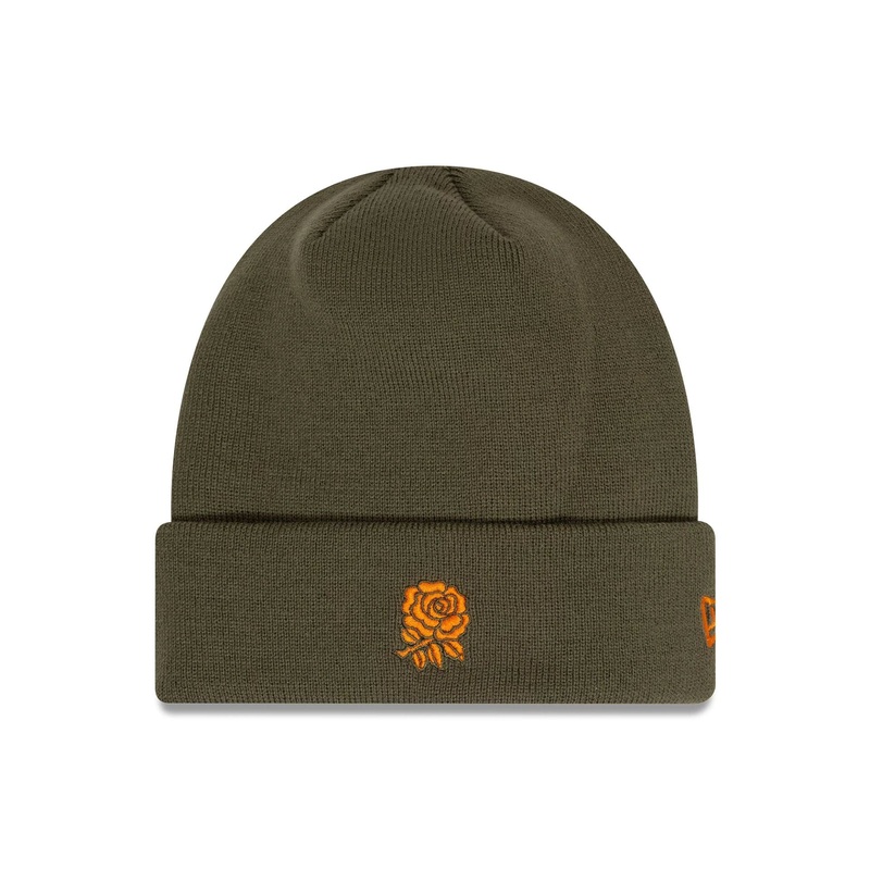 Rugby Football Union Seasonal Green Cuff Knit Beanie Hat