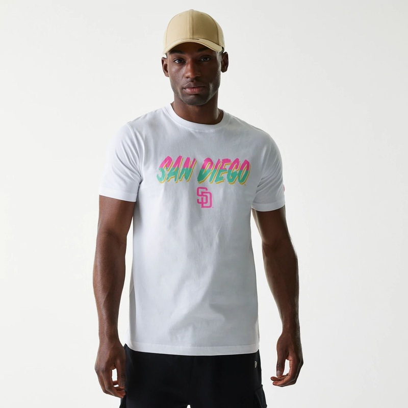 San Diego Padres MLB City Connect White T-Shirt