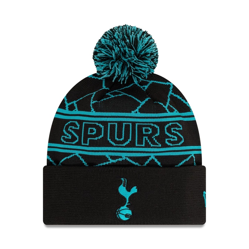 Tottenham Hotspur FC Black Sport Knit Beanie Hat