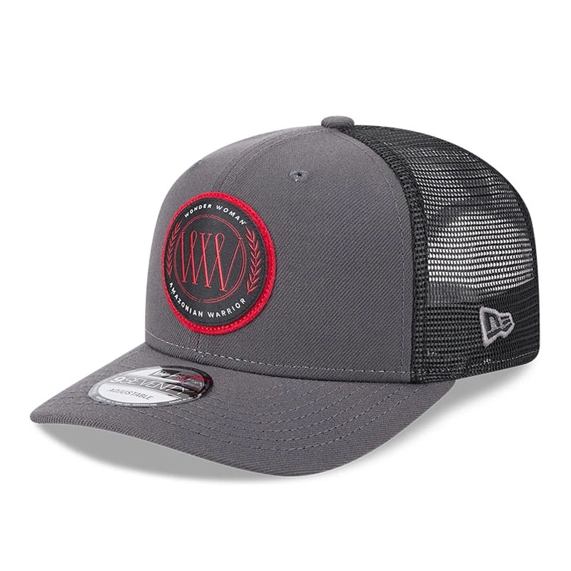 Wonder Woman Dark Grey 9SEVENTY Stretch Snap Adjustable Cap