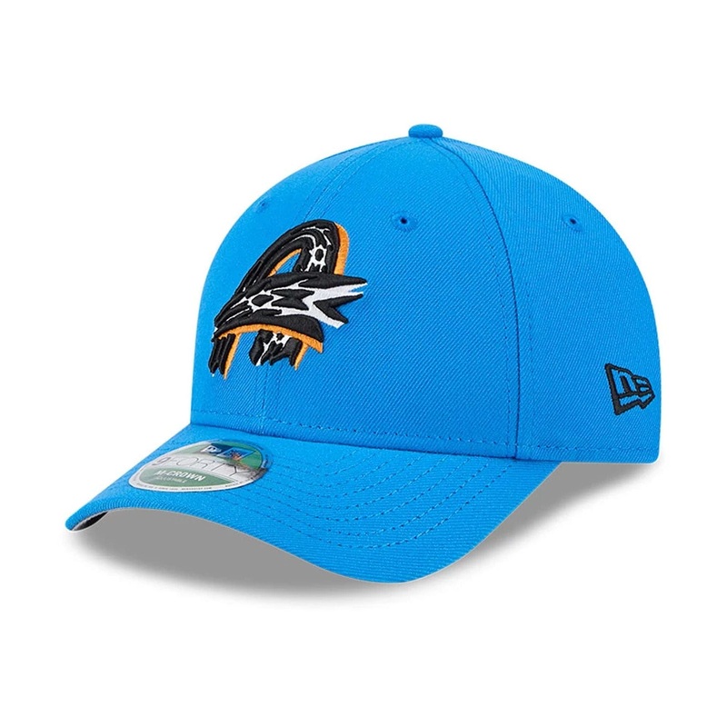 Akron Rubber Ducks MiLB AC Perf Player Replica Blue 9FORTY M-Crown Adjustable Cap