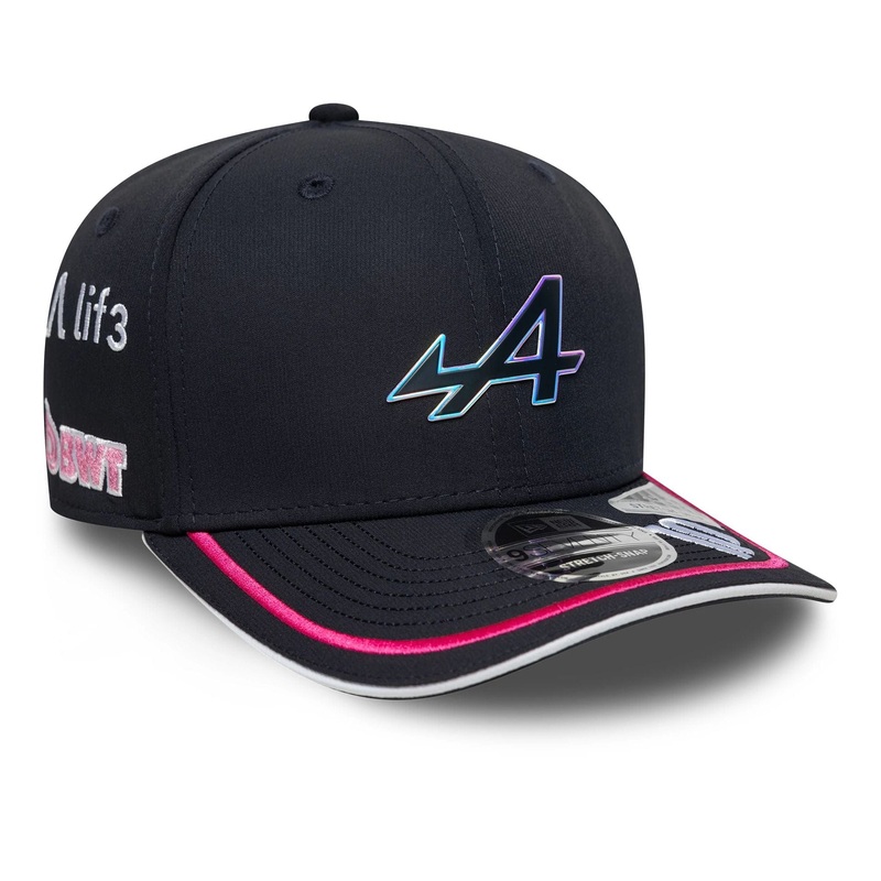 Alpine Racing Replica Driver Pierre Gasly Navy 9SEVENTY Stretch Snap Adjustable Cap