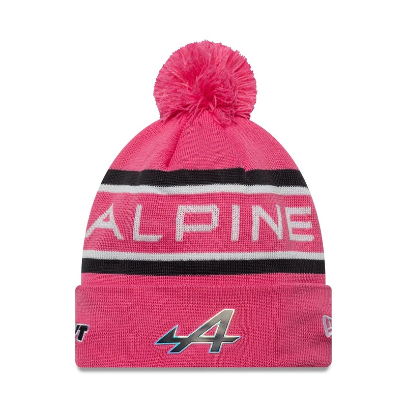 Alpine Racing Replica Team Pink Cuff Knit Beanie Hat