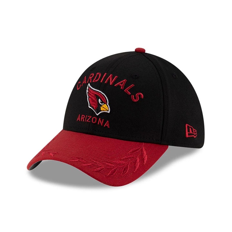 Arizona Cardinals NFL Draft 2025 Black 39THIRTY Stretch Fit Cap