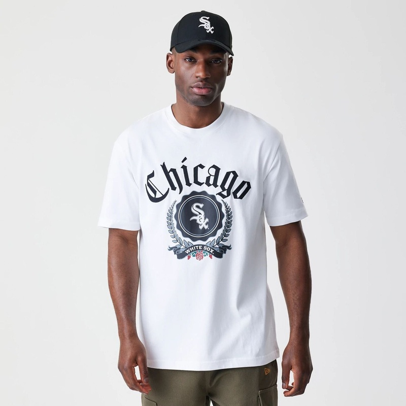 Chicago White Sox Throwback Prep White T-Shirt