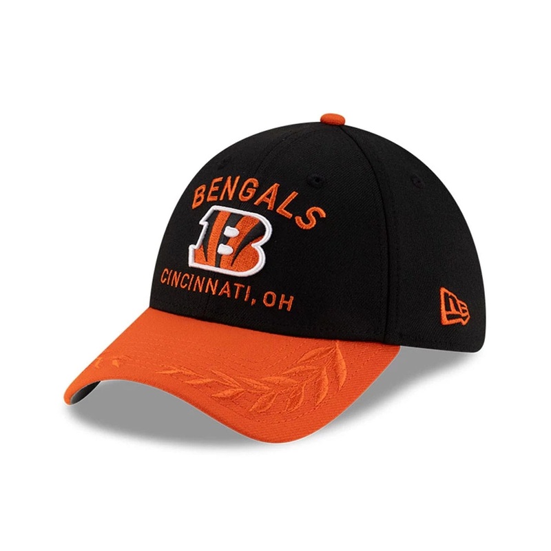 Cincinnati Bengals NFL Draft 2025 Black 39THIRTY Stretch Fit Cap