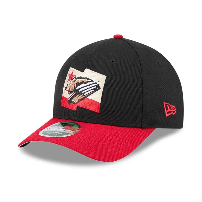 Fresno Grizzlies MiLB AC Perf Player Replica Black 9FORTY M-Crown Adjustable Cap