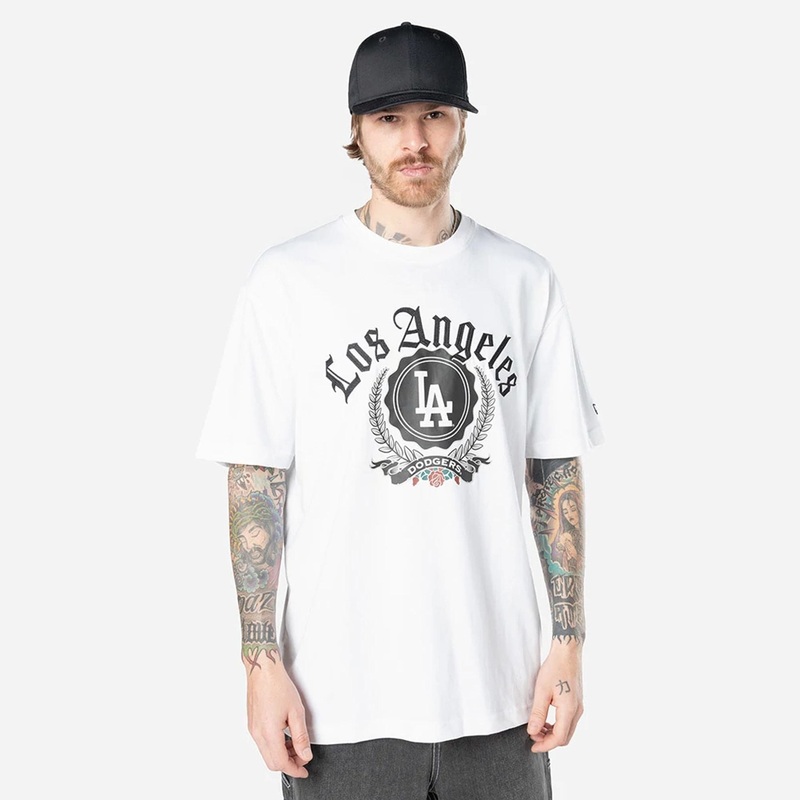 LA Dodgers Throwback Prep White T-Shirt
