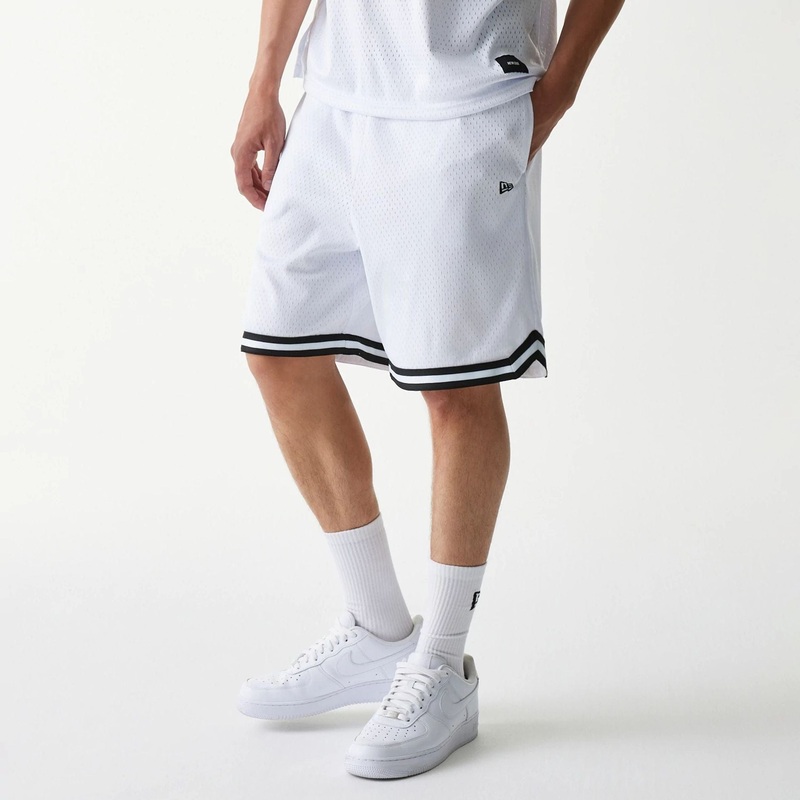 New Era Japan Mesh White Shorts