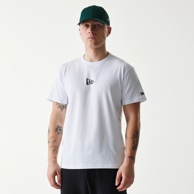 New Era Japan Mini Flag Logo White T-Shirt