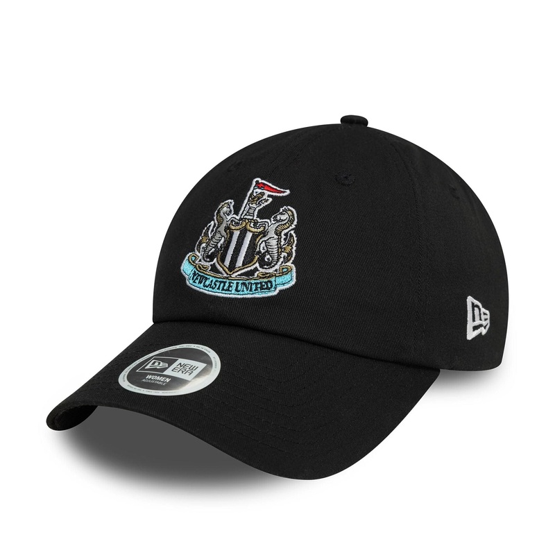 Newcastle United FC Womens Core Black Open Back Adjustable Cap
