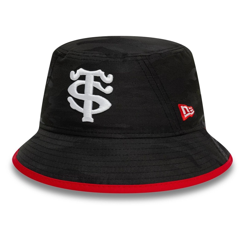 Stade Toulousain Tonal Camo Black Bucket Hat