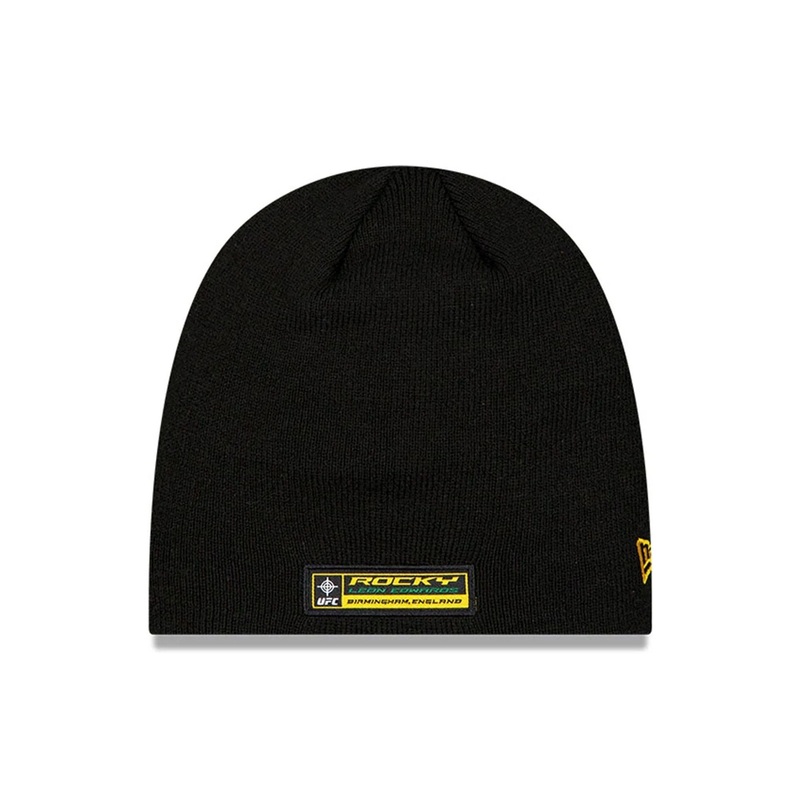 UFC Ultimate Fighting Leon Edwards Black Cuff Knit Beanie Hat