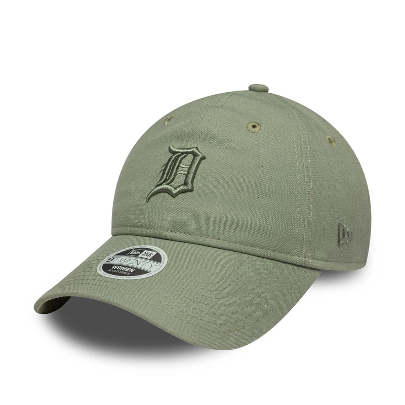 Detroit Tigers Womens MLB Linen Green 9TWENTY Adjustable Cap