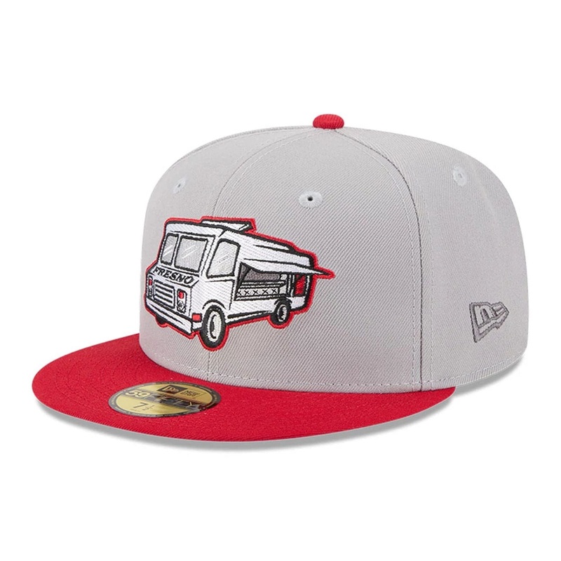 Fresno Grizzlies MiLB Theme Nights Grey 59FIFTY Fitted Cap