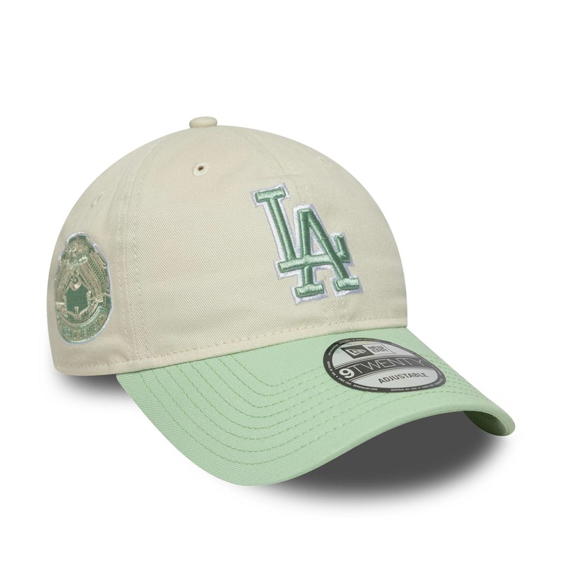 LA Dodgers Cooperstown MLB World Series Cream 9TWENTY Adjustable Cap