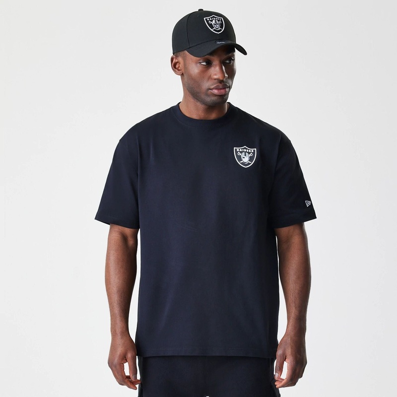 Las Vegas Raiders NFL Black Oversized T-Shirt