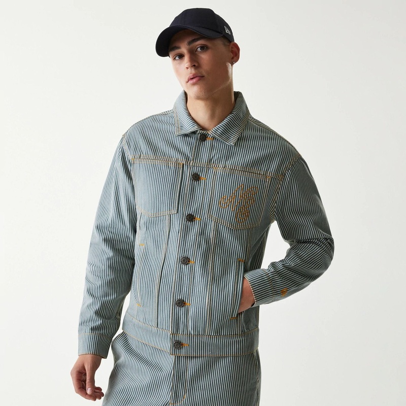 New Era Dark Blue Denim Jacket