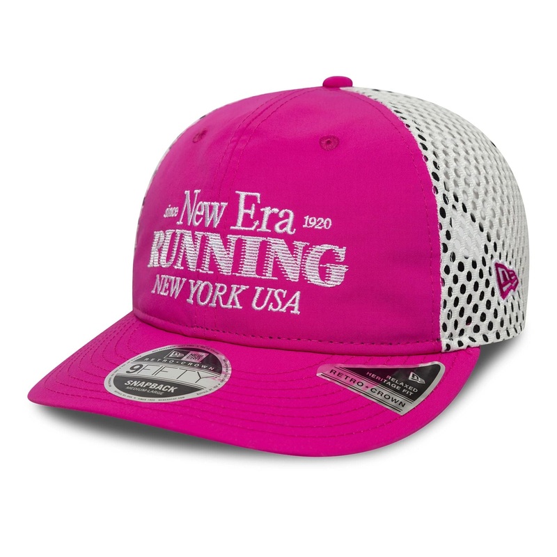 New Era Running Dark Red Retro Crown 9FIFTY Adjustable Cap