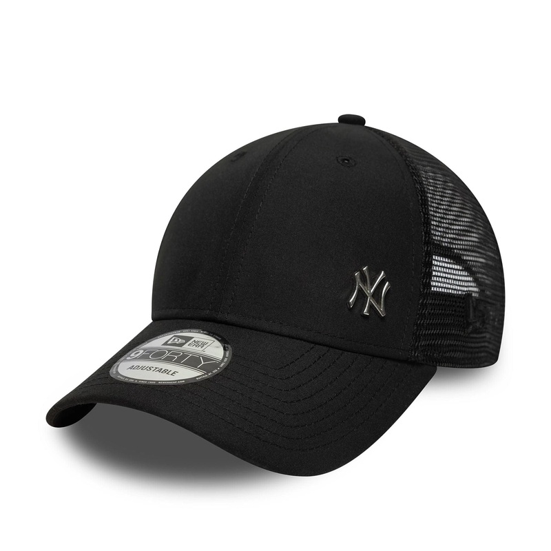 New York Yankees MLB Flawless Black 9FORTY Adjustable Cap
