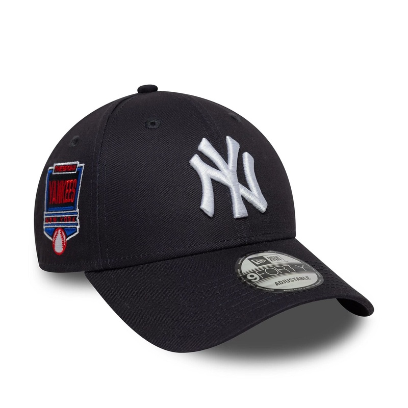 New York Yankees MLB Side Patch Navy 9FORTY Adjustable Cap