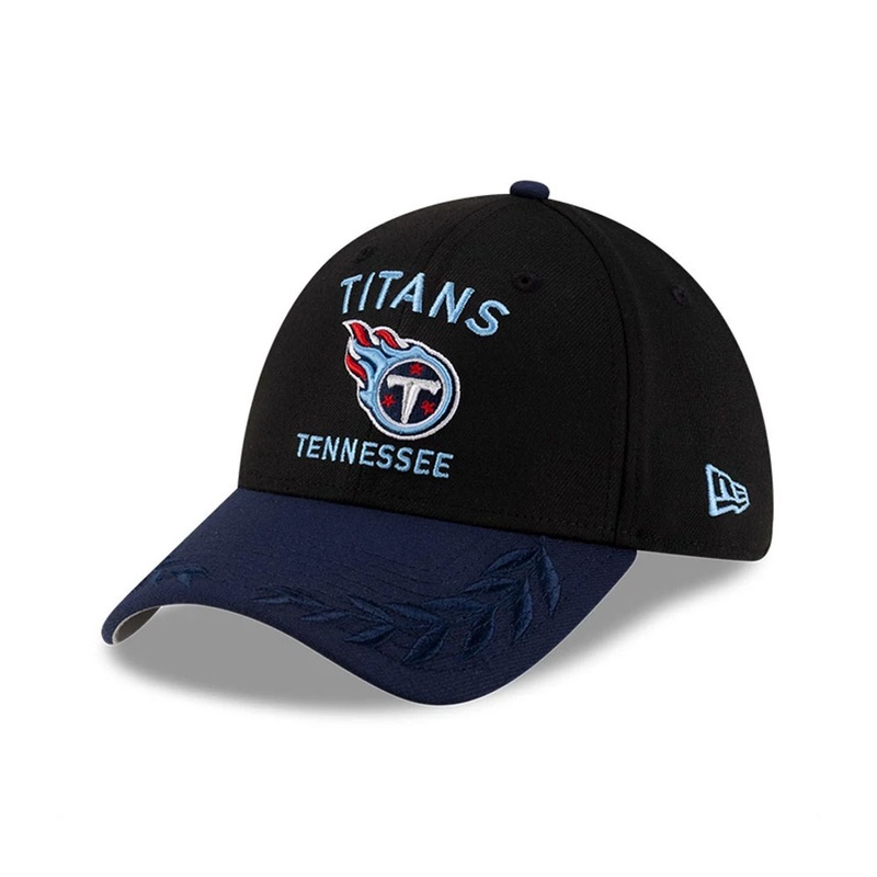 Tennessee Titans NFL Draft 2025 Black 39THIRTY Stretch Fit Cap
