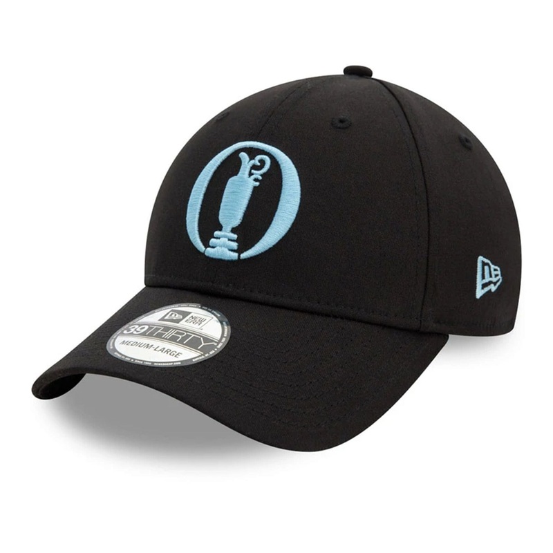 The Open Championships Seasonal Black 39THIRTY Stretch Fit Cap