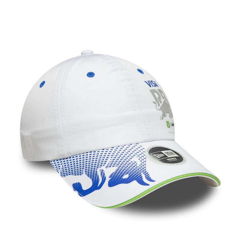 Visa Cash App Racing Bulls Womens Team White Pony Tail Adjustable Cap