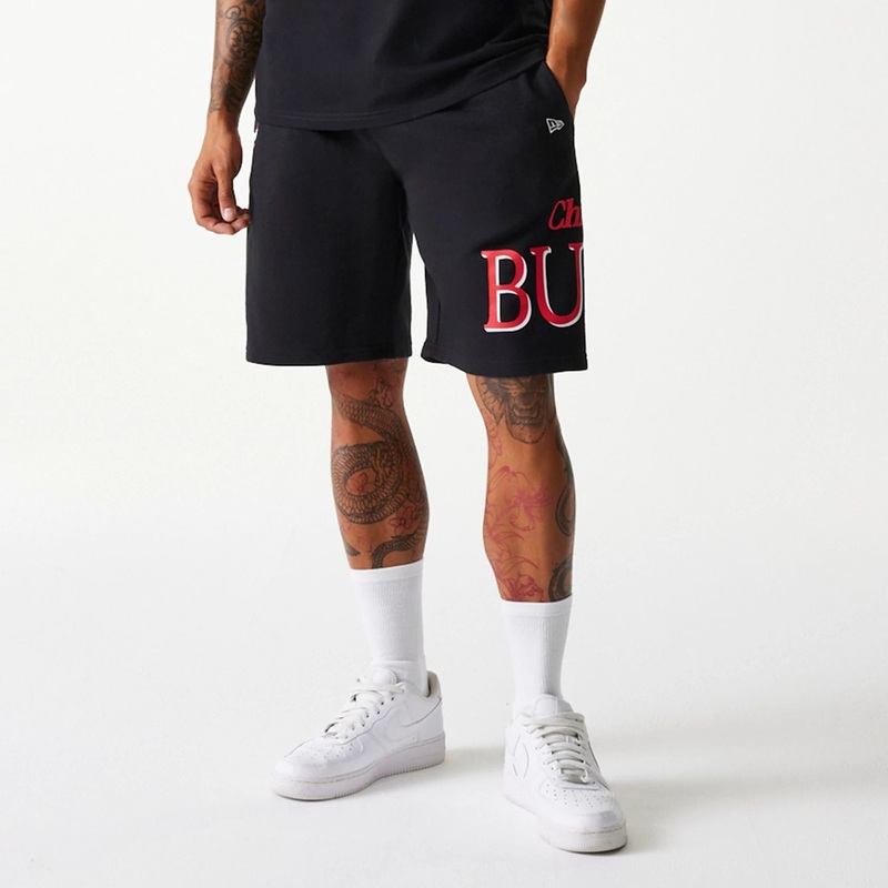 Chicago Bulls NBA Team Graphic Black Shorts