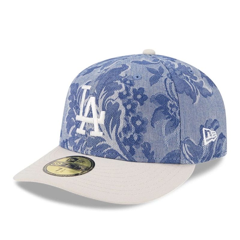 LA Dodgers Denim Jacquard Blue 59FIFTY Fitted Cap