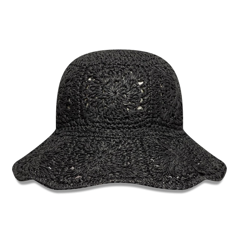 New Era Paper Hat Black Adventure Bucket Hat