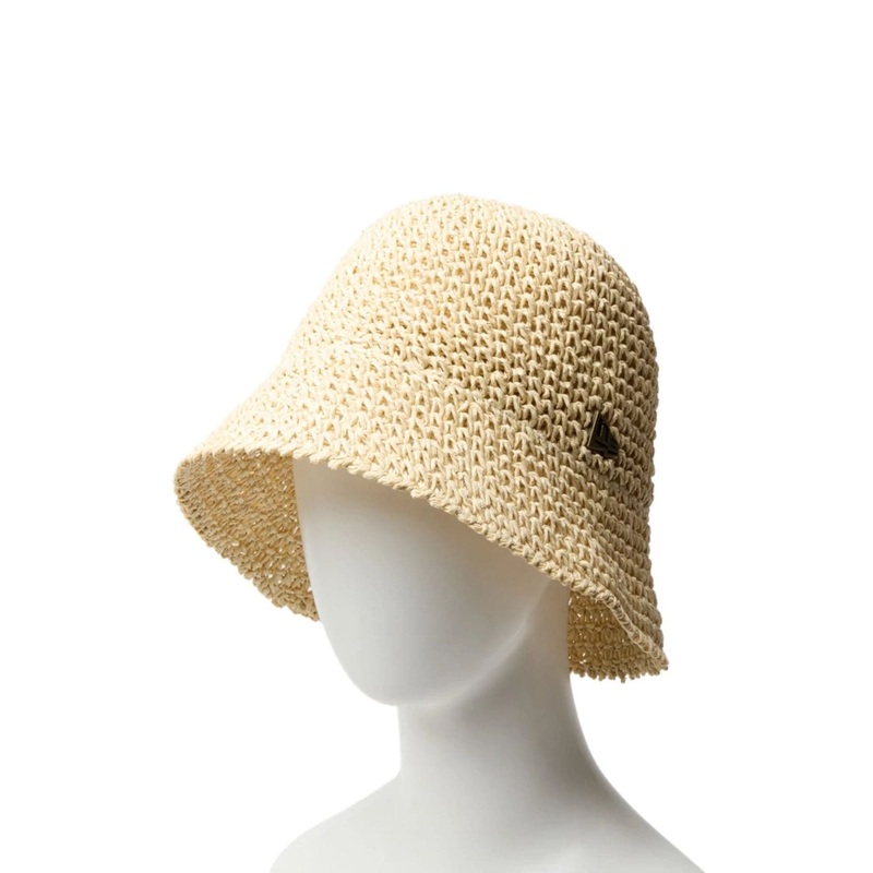 New Era Paper Hat Cream Bucket Hat