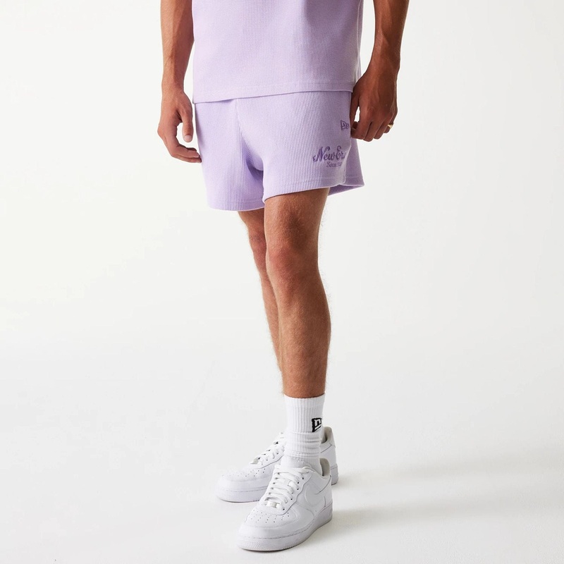 New Era Waffle Pastel Purple Shorts