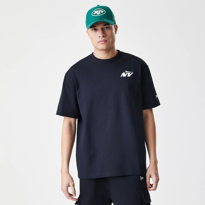New York Jets NFL Black Oversized T-Shirt