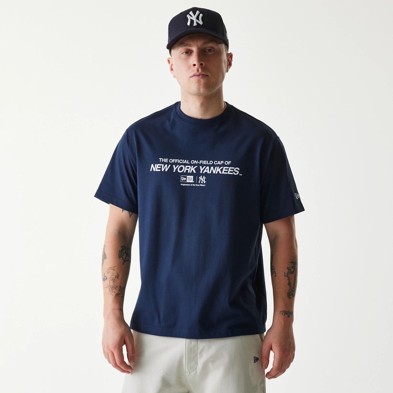 New York Yankees MLB Uncle Sam Navy T-Shirt