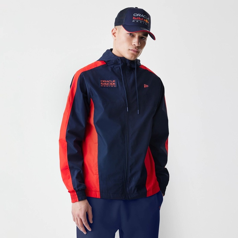 Red Bull Racing Dark Blue Windrunner Jacket