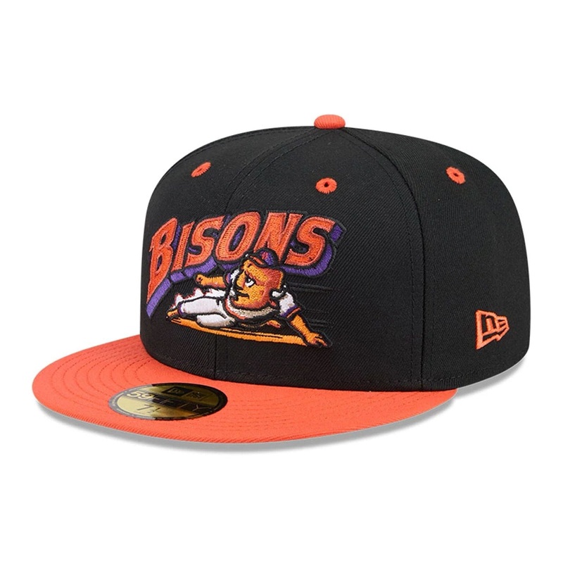 Buffalo Bisons MiLB Theme Nights 2025 Black 59FIFTY Fitted Cap