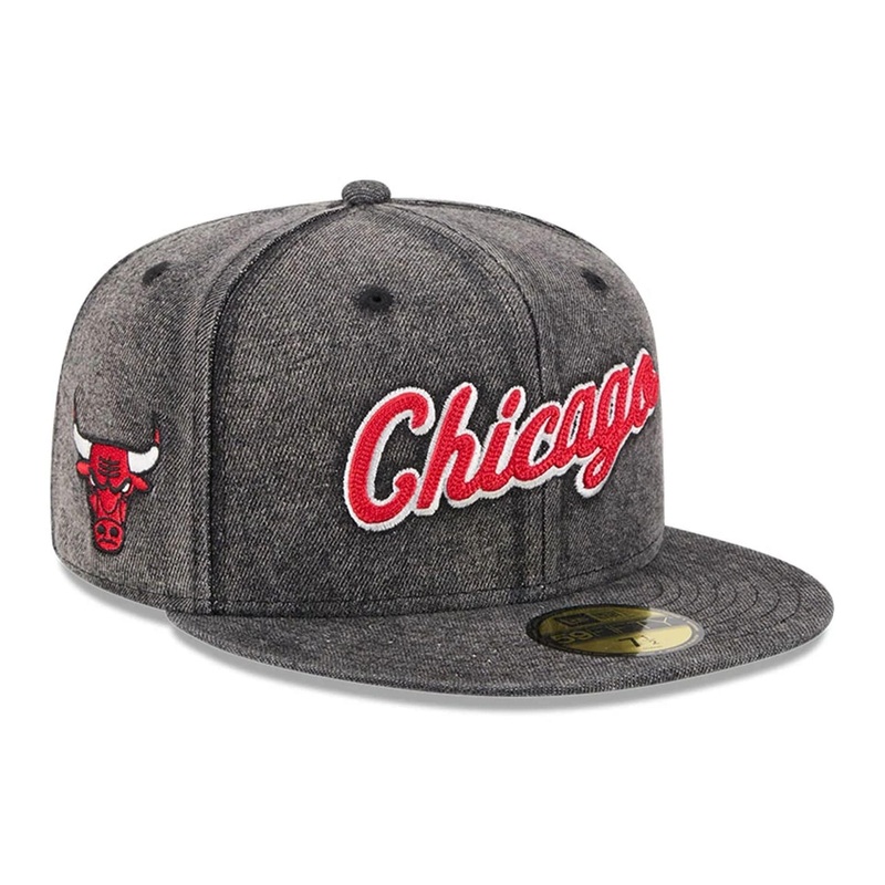 Chicago Bulls NBA SC Pastel Black 59FIFTY Fitted Cap