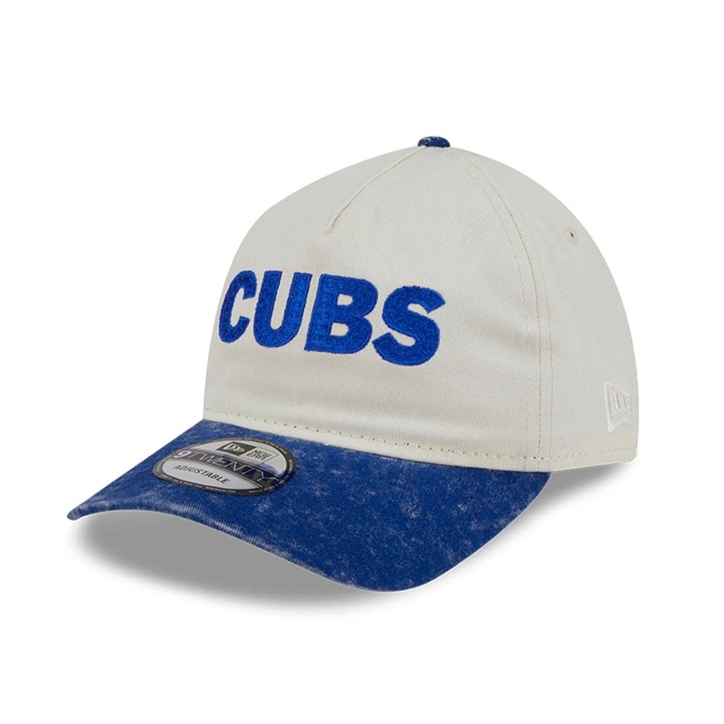 Chicago Cubs MLB SC Pastel White 9TWENTY A-Frame Adjustable Cap