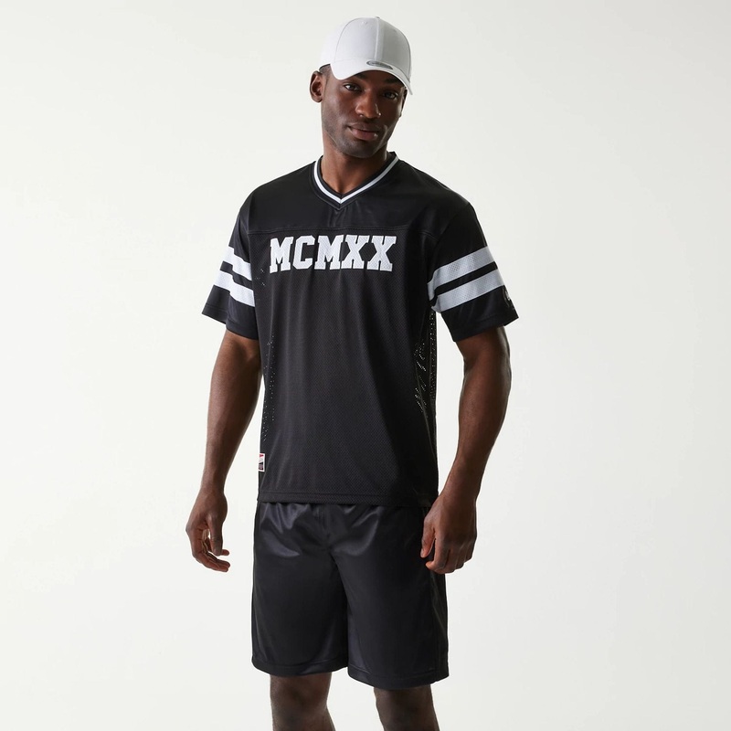 New Era Retro Sports Black Mesh Jersey