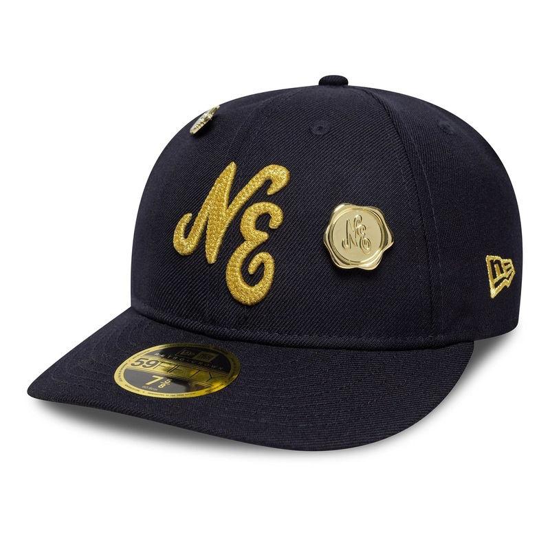 New Era Wool Navy Retro Crown 59FIFTY Fitted Cap