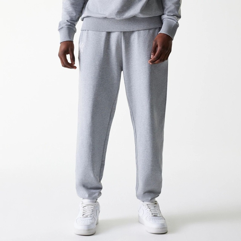 New York Yankees MLB League Essential Midi French Terry Grey Joggers